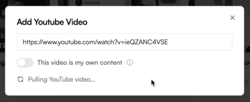 Stuck on add asset screen